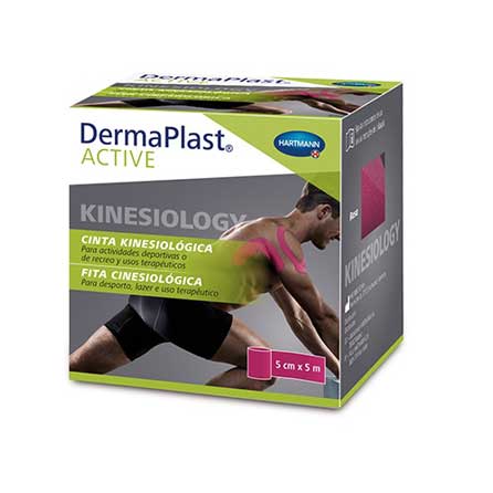 Dermaplast Activa Kinesio Rosa para Soporte de Lesiones y Ortesis