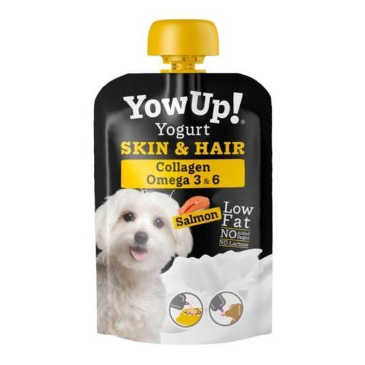Yowup Yogurt de Salmón Skin And Hair para Perro (Perros , Comida , Comida húmeda) - 3x115 gr