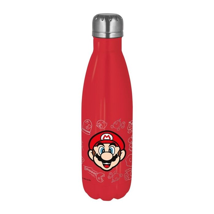 STOR BOTELLA ACERO INOXIDABLE 780 ML SUPER MARIO SUPER MARIO 7x7x26 Cms.