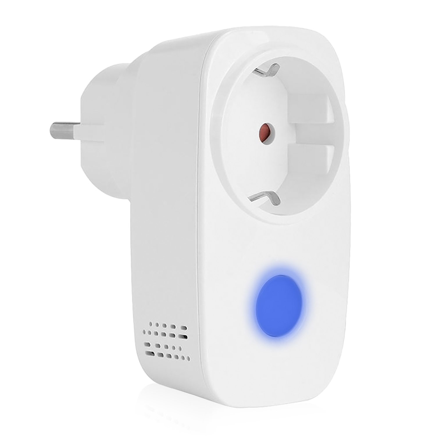 DAM. Enchufe Broadlink SP3 con control remoto mediante WiFi compatible con Alexa 5x8x9cm