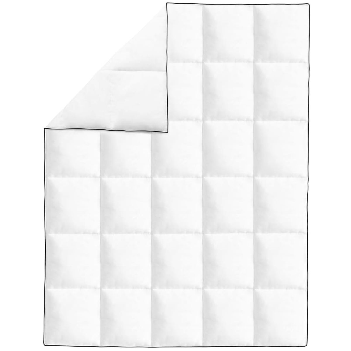 Pack de 2 edredones de plumón blanco
