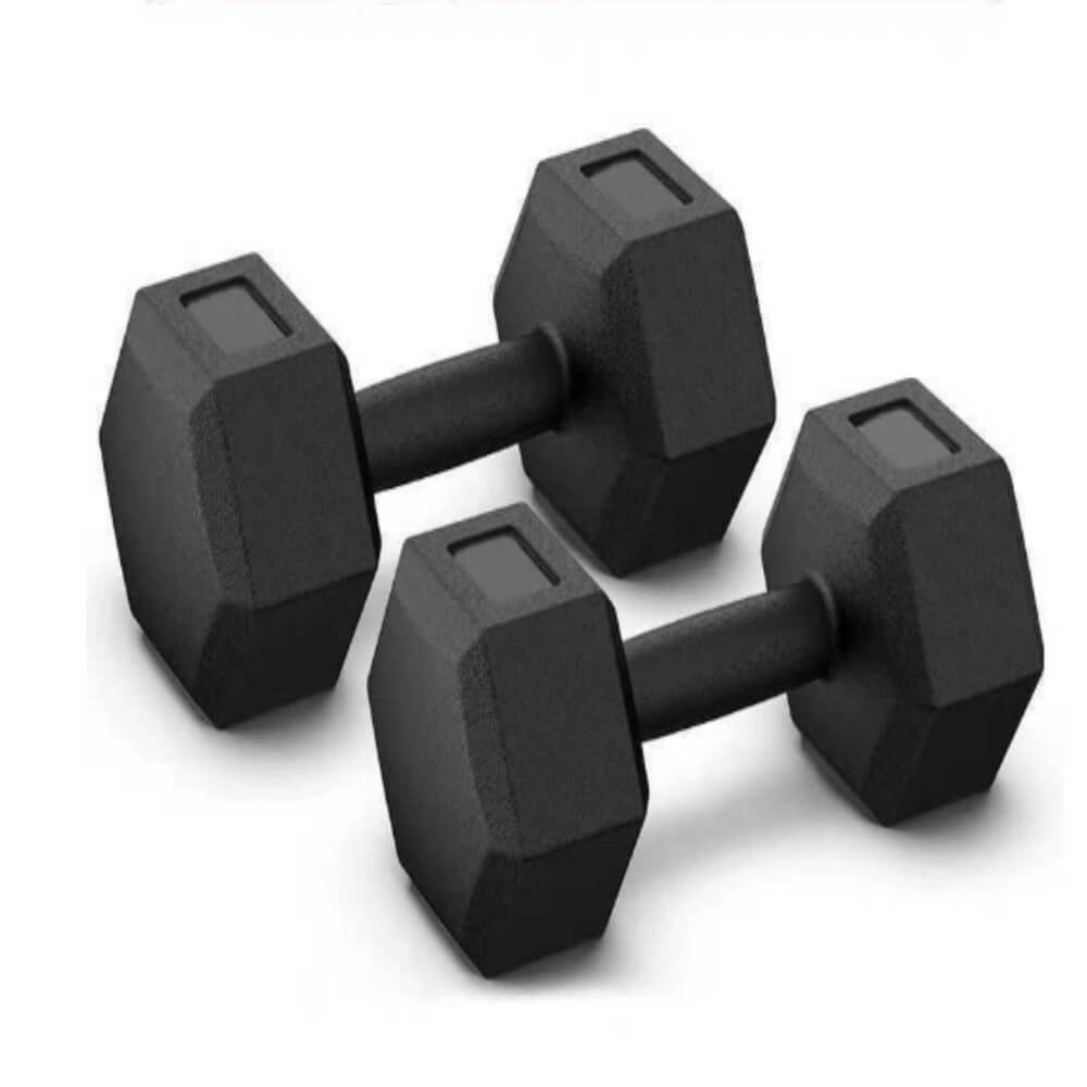 Juego De 2 Mancuernas Hexagonales Con Revestimiento De Vinilo, De 2,5 A 10 Kg, Para Culturismo Y Fitness, Para Hombres En El Gimnasio En Casa