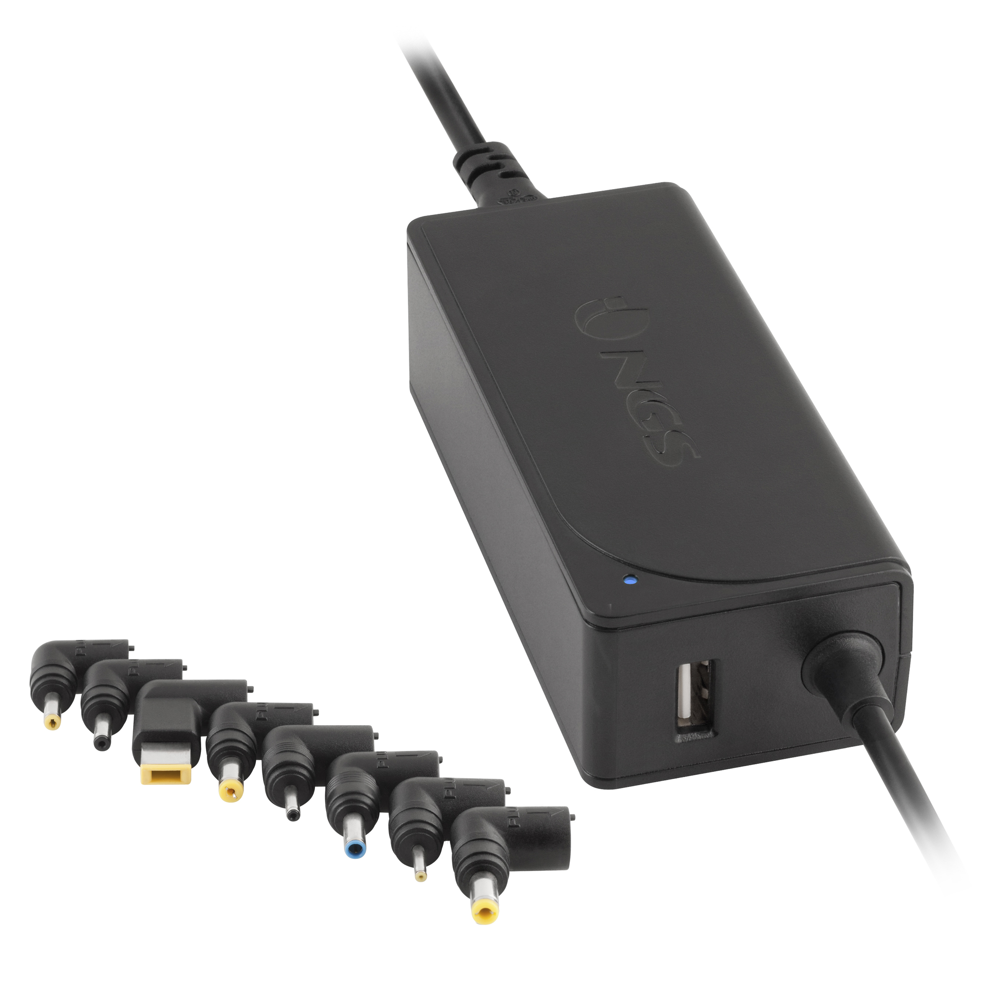 Cargador Automático Universal NGS W-45W para Portátil - Negro