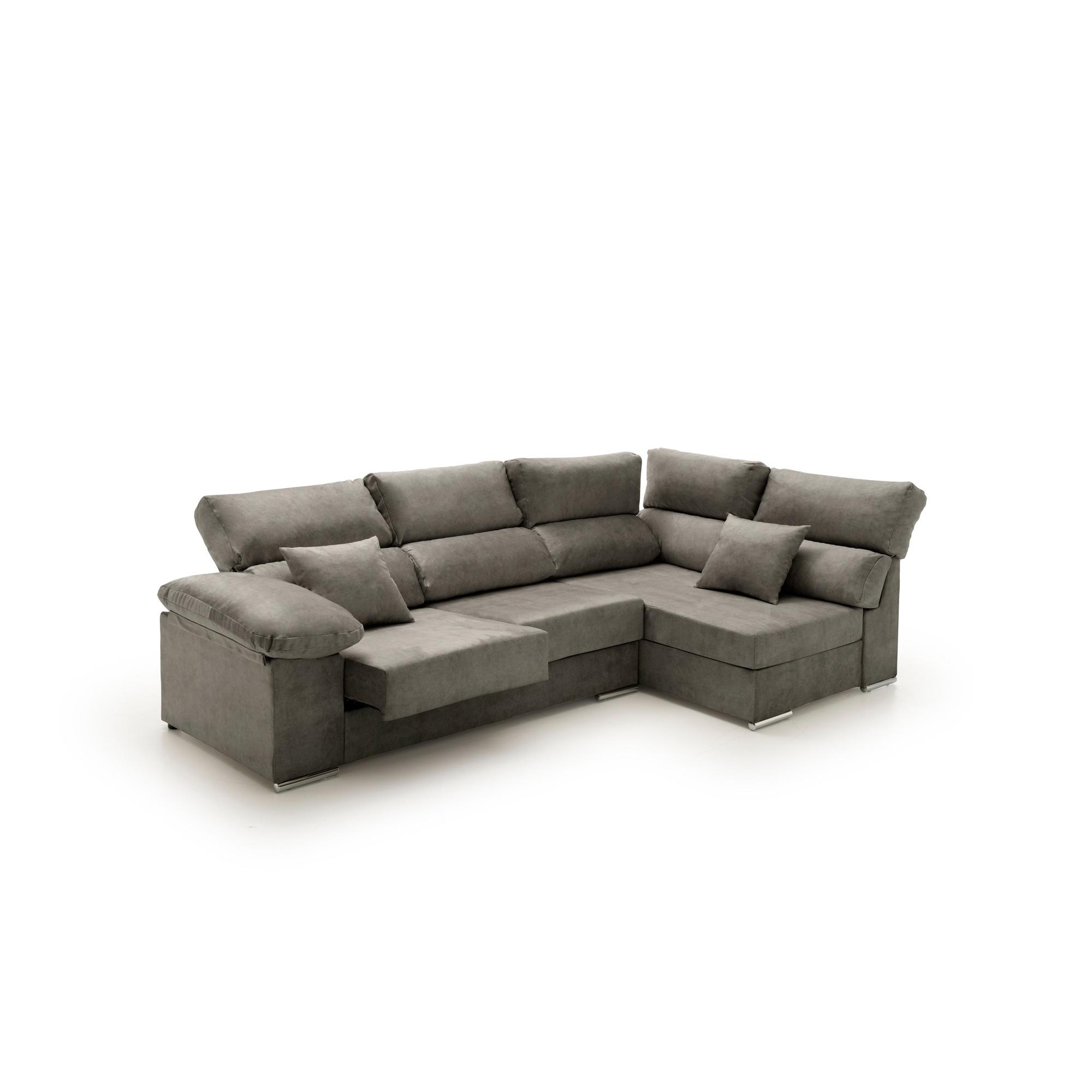 Sofá Chaise Longue Rinconero Reclinable y Deslizante Cosima - Velare Confort, Tapizado Anti Manchas, 4 Colores Disponibles