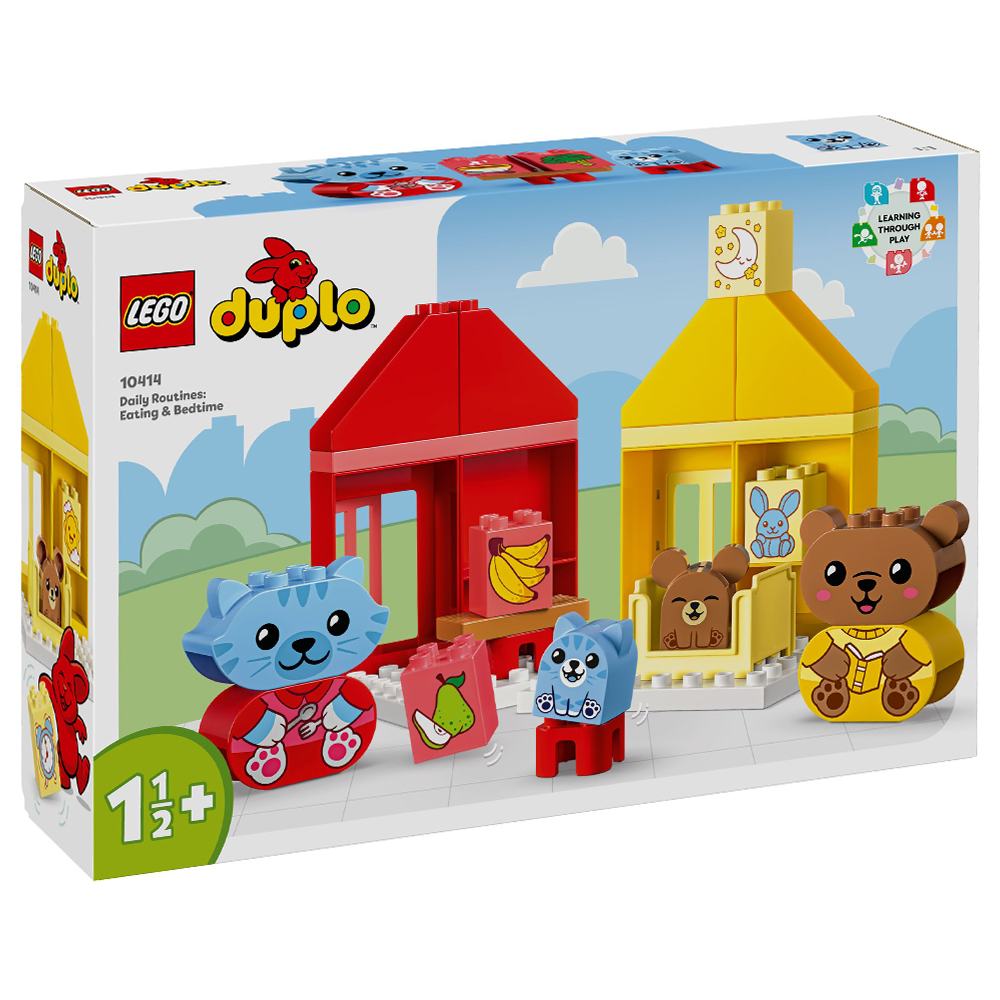 LEGO DUPLO - RUTINAS DIARIAS: COMER Y DORMIR, 10414, TIENDA CON LICENCIA OFICIAL, PRODUCTO CON LICENCIA OFICIAL, ENVIO 24-48 HORAS PENÍNSULA, PIEZAS, BLOQUES, BRICKS, JUGUETES, 100% ORIGINAL