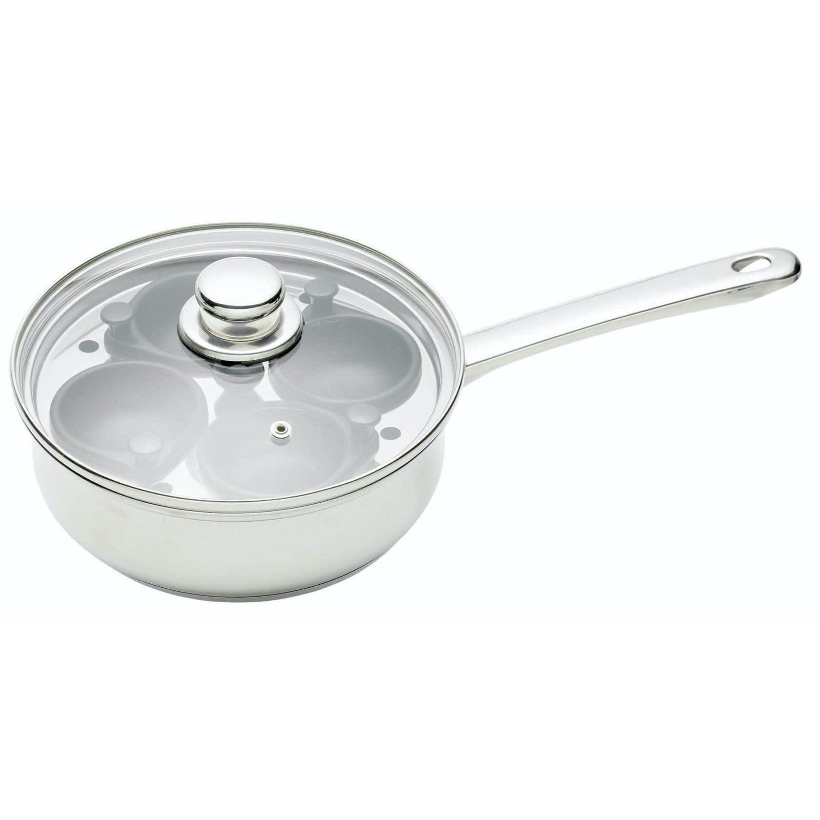 Sartén Escalfadora de Huevos Kitchencraft | Acero Al Carbono | Antiadherente | Apta para Inducción
