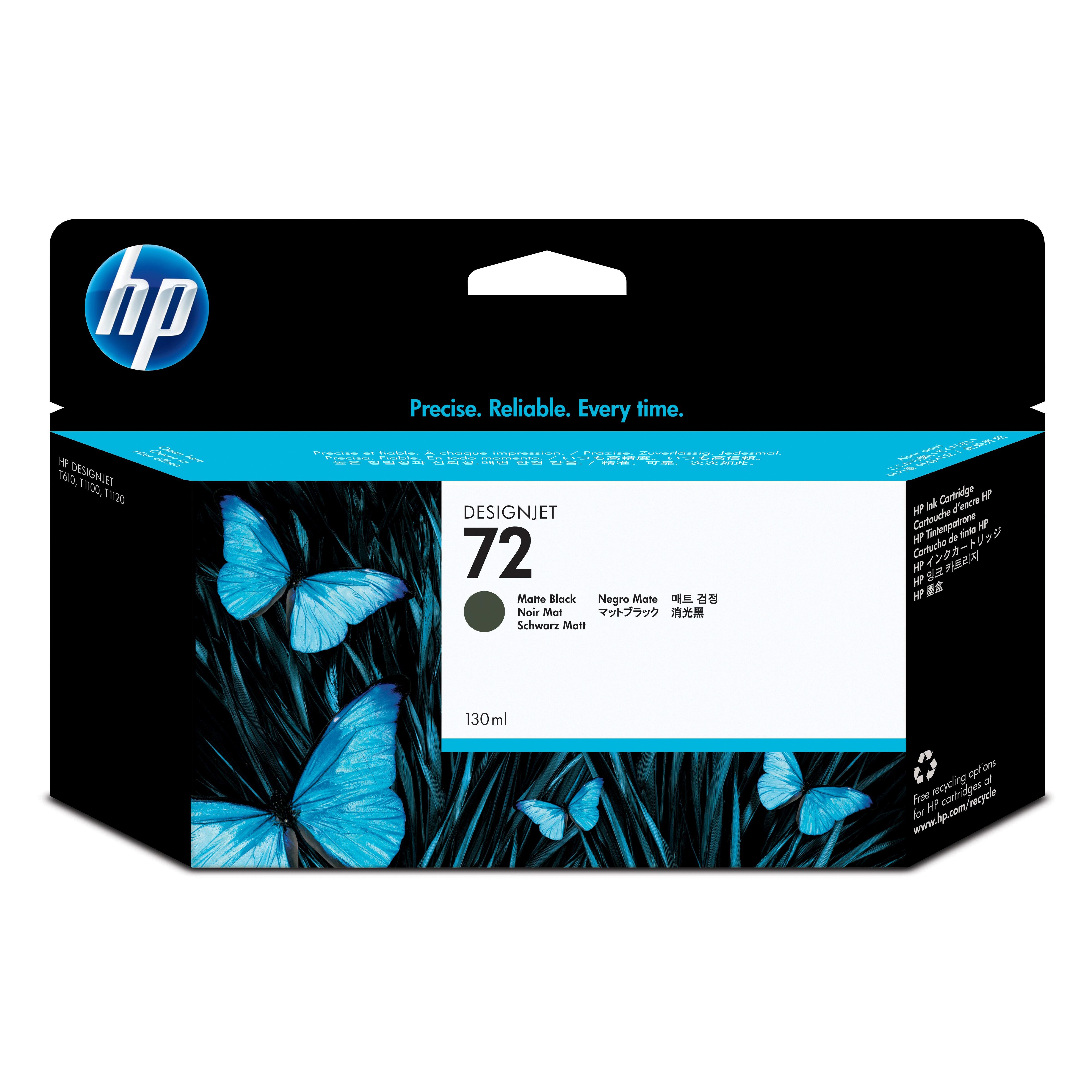 HP Designjet T610/1100 Cartucho Negro mate n�72 (130ml)