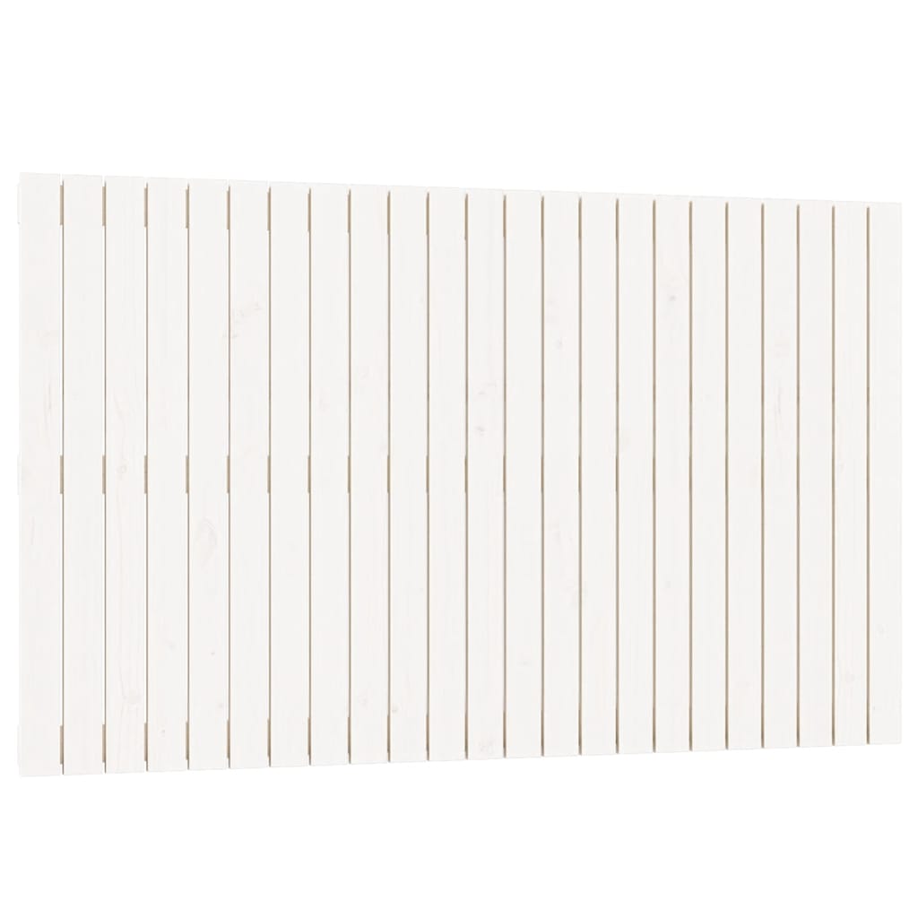 vidaXL Cabecero de cama de pared madera maciza de pino 147x3x90 cm