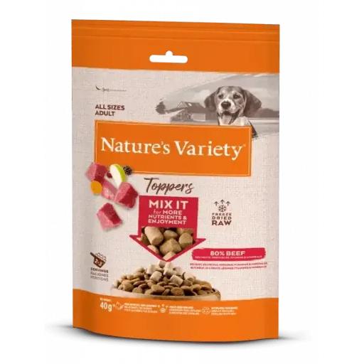 Nature's Variety Toppers de Carne Liofilizados para Perros - 40 GR