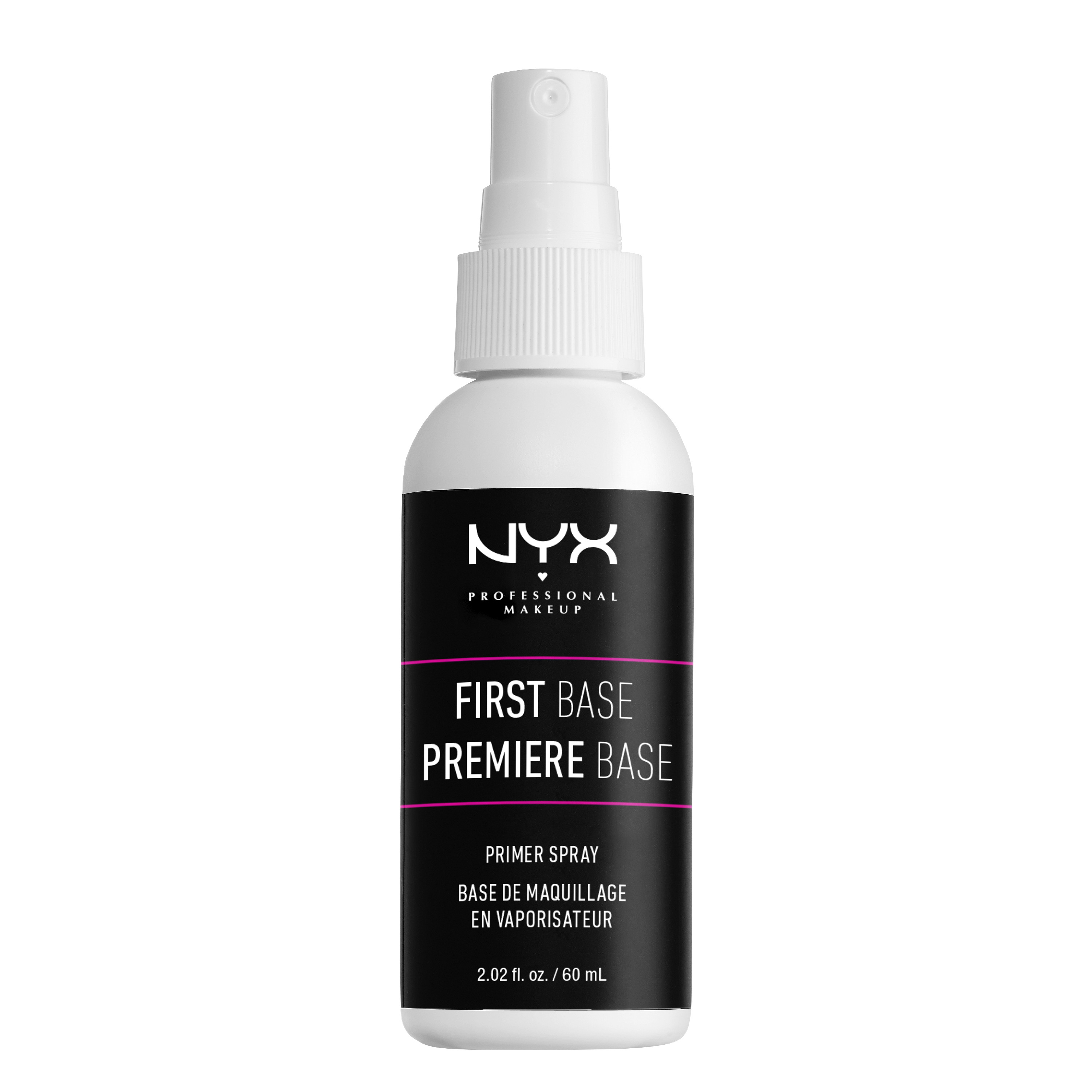 NYX Professional Makeup - NYX Professional MakeUp primer en spray de efecto rápido First Base para todo tipo de pieles 60 ml