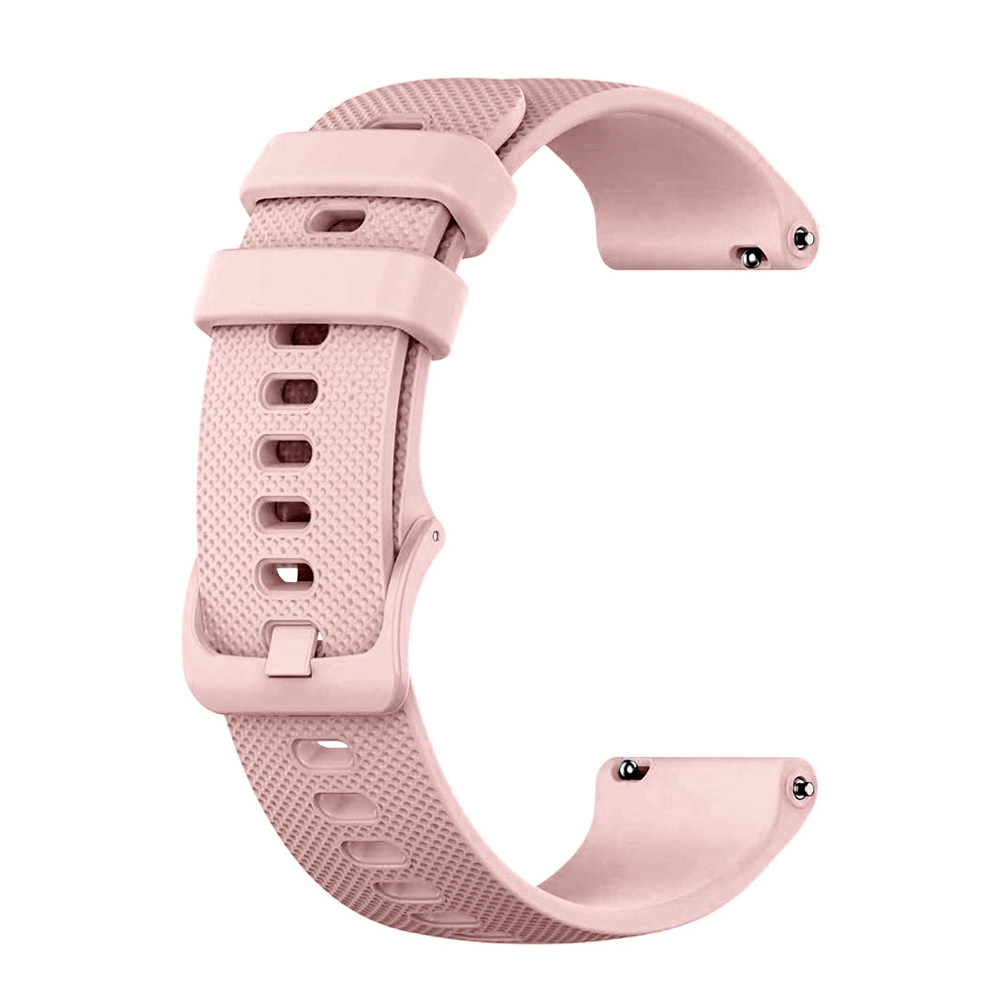Ociodual Correa Reloj de Silicona Color Rosa de 18mm, Repuesto para Reloj Inteligente y Tradicional Universal, Liberación Rápida