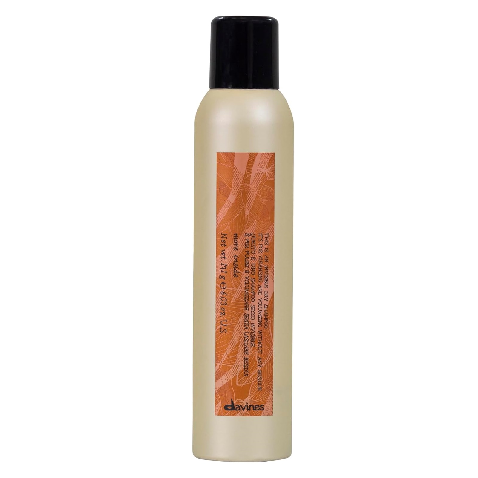 Davines This Is An Invisible Dry Shampoo 250 Ml. / Champú seco invisible para refrescar y dar volumen sin residuos.