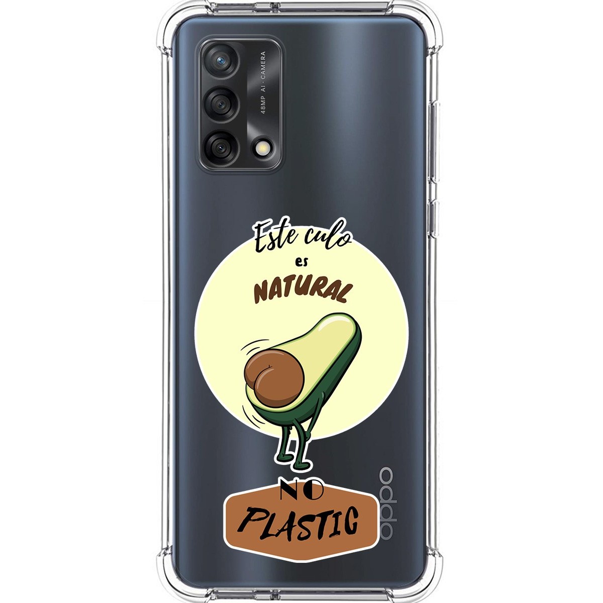Funda Silicona Antigolpes para Oppo A74 4G diseño Culo Natural Dibujos