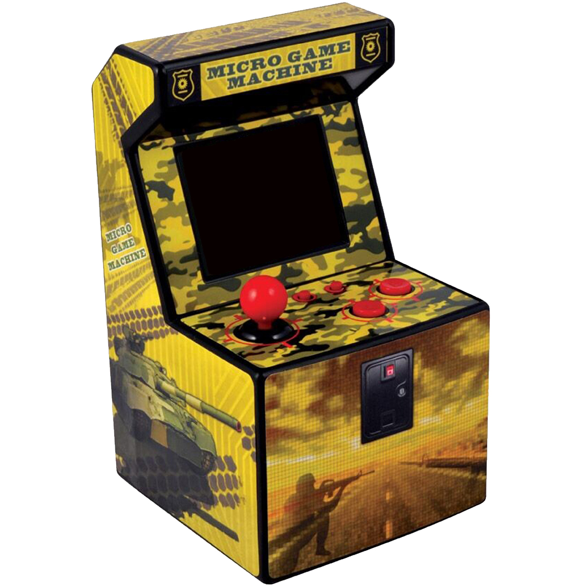 ITAL - Mini Arcade Portátil de 8 y 16 Bits con Pantalla de 2,5" Perfecta para Regalo con Diseño Retro