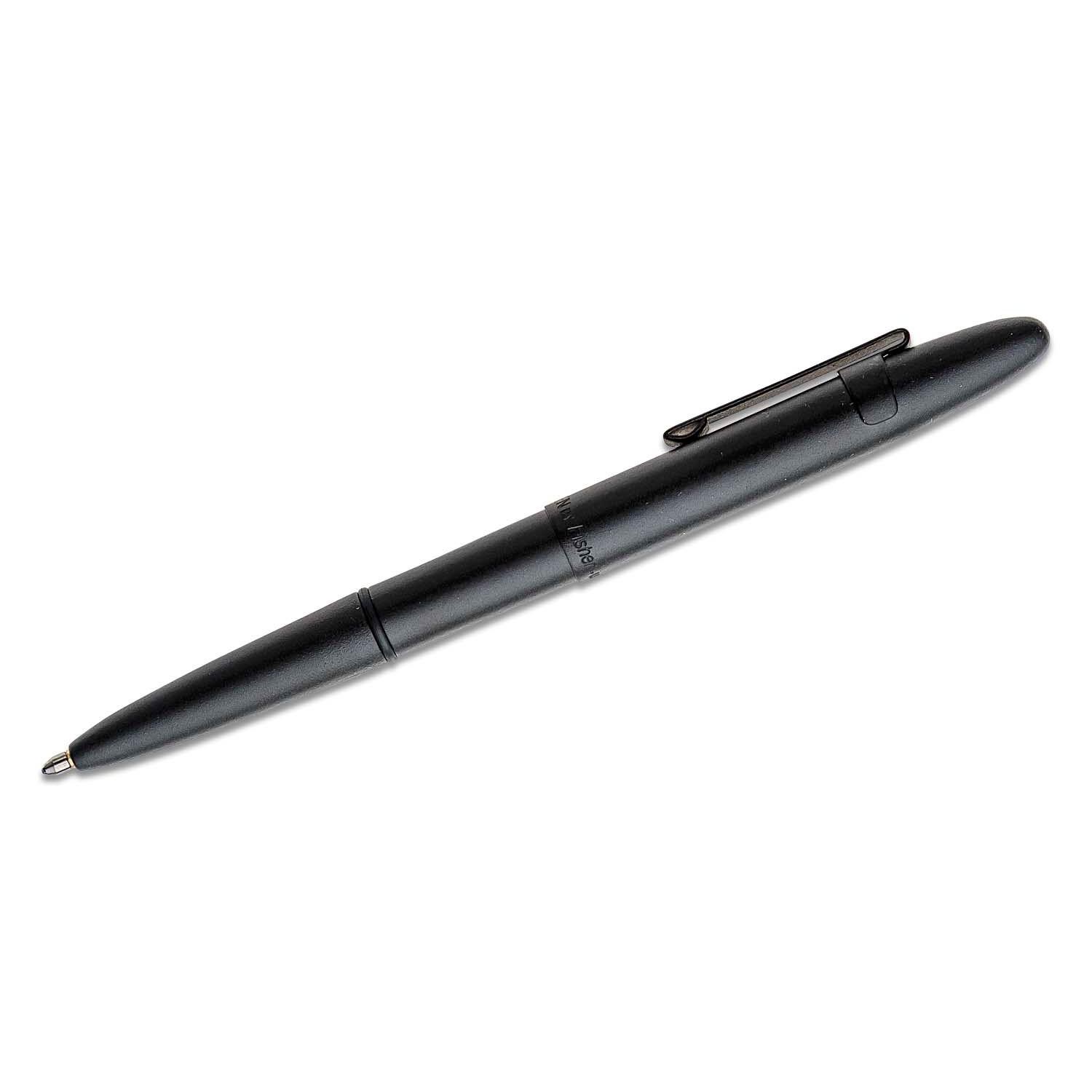 BOLIGRAFO FISHER SPACE PEN BULLET CON CLIP NEGRO MATTE CON RECAMBIO PRESURIZADO