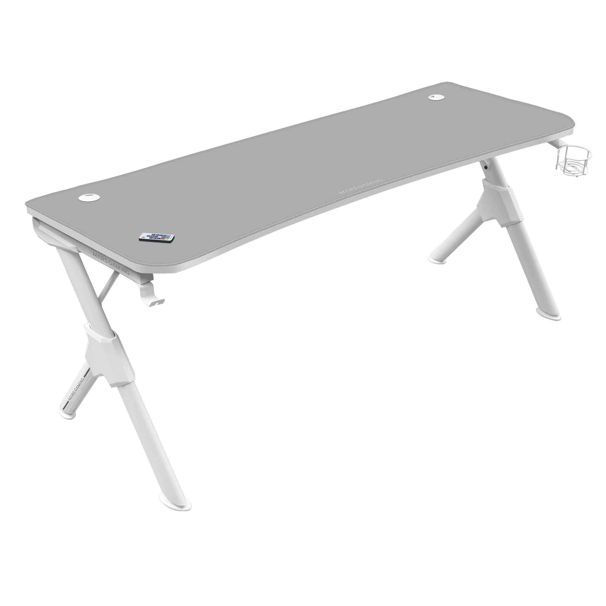 Mars Gaming MGDXLW Mesa Gaming Ergonómica - Blanco