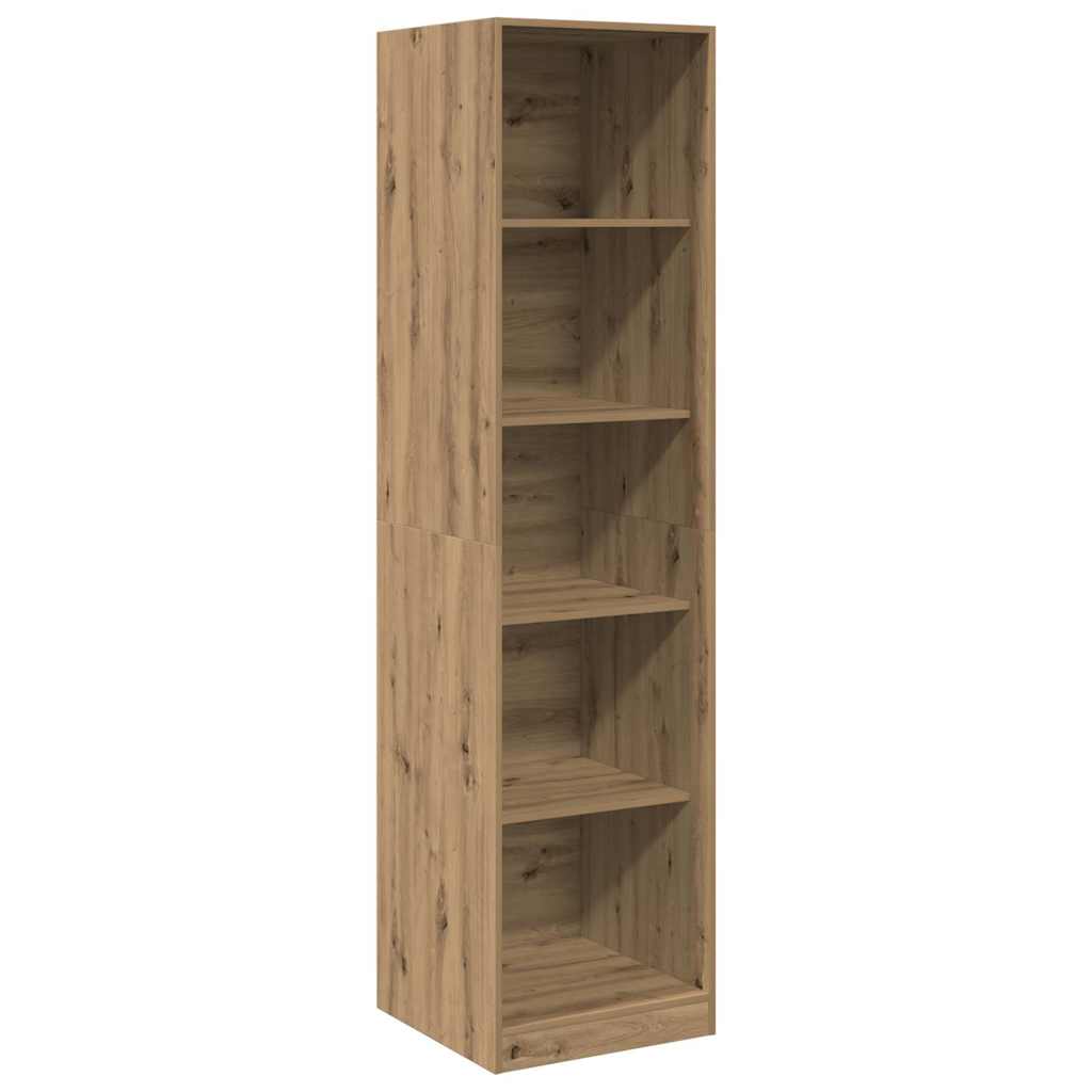 vidaXL Armario de madera de ingeniería roble artesanal 50x50x200 cm