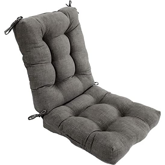 Cojín de Silla Reino Mansidi 110x50x10cm Gris Loneta