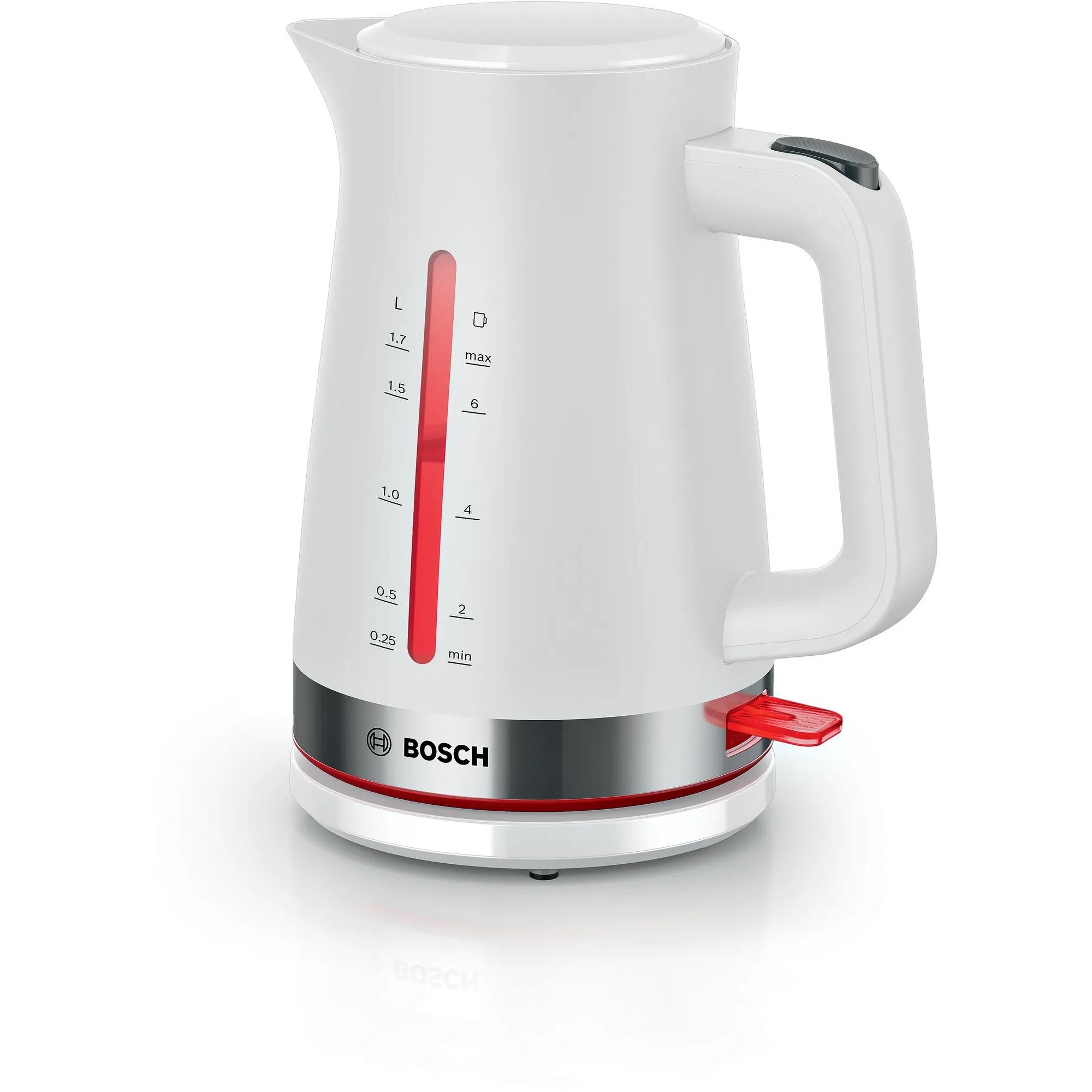 Bosch TWK4M221 tetera eléctrica 1,7 L 2400 W Blanco