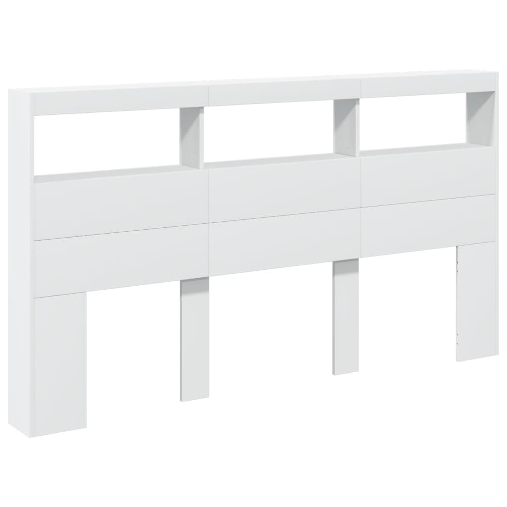vidaXL Cabecero de cama con luz LED 180x17x102 cm