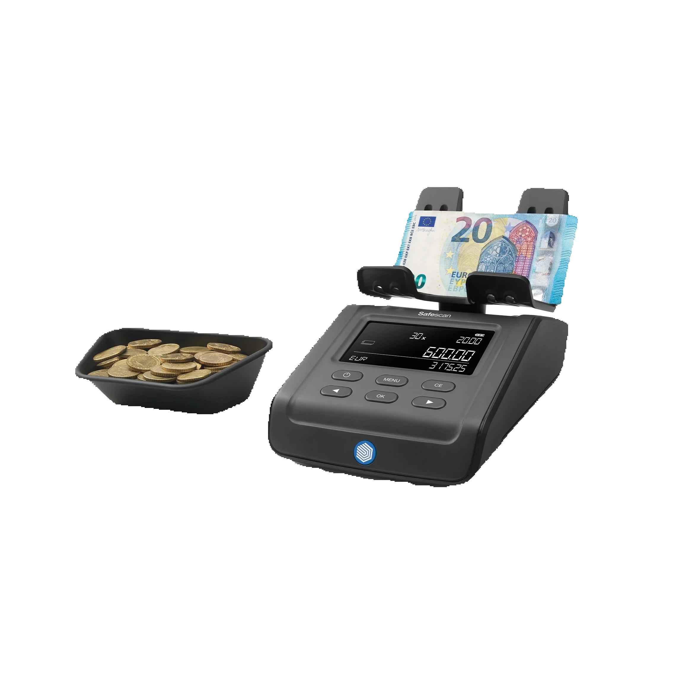 Safescan 6175 balanza contadora de dinero - cuenta billetes y monedas por su peso - tambien articulos no monetarios