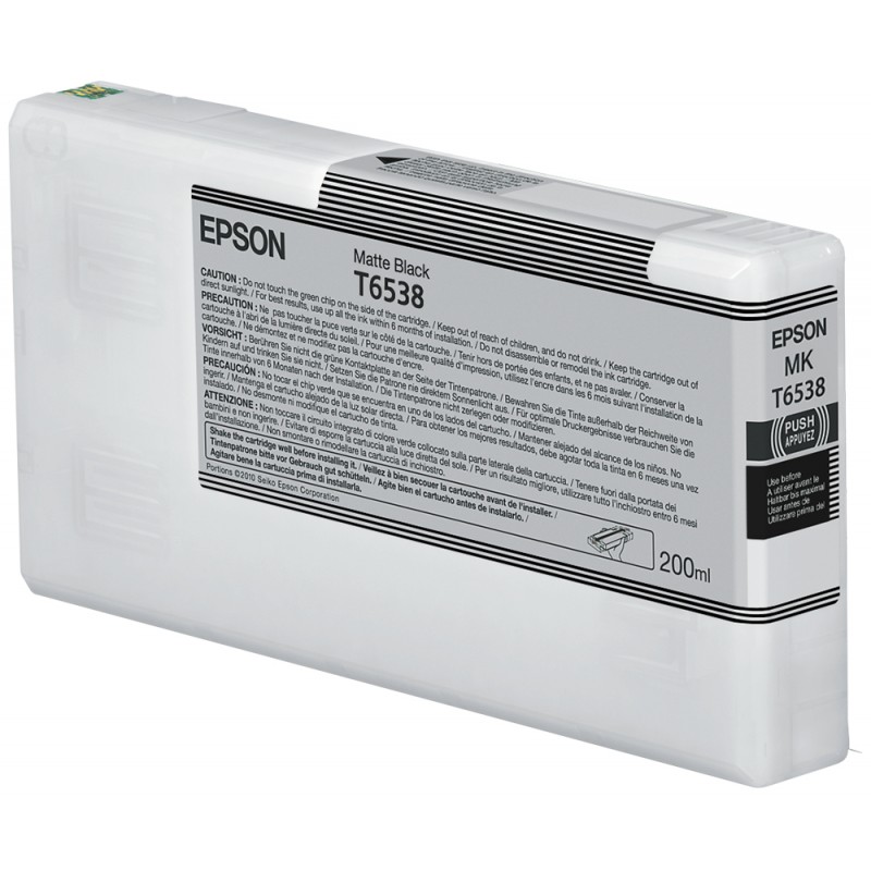 Epson - Cartucho T6538 negro mate C13T653800