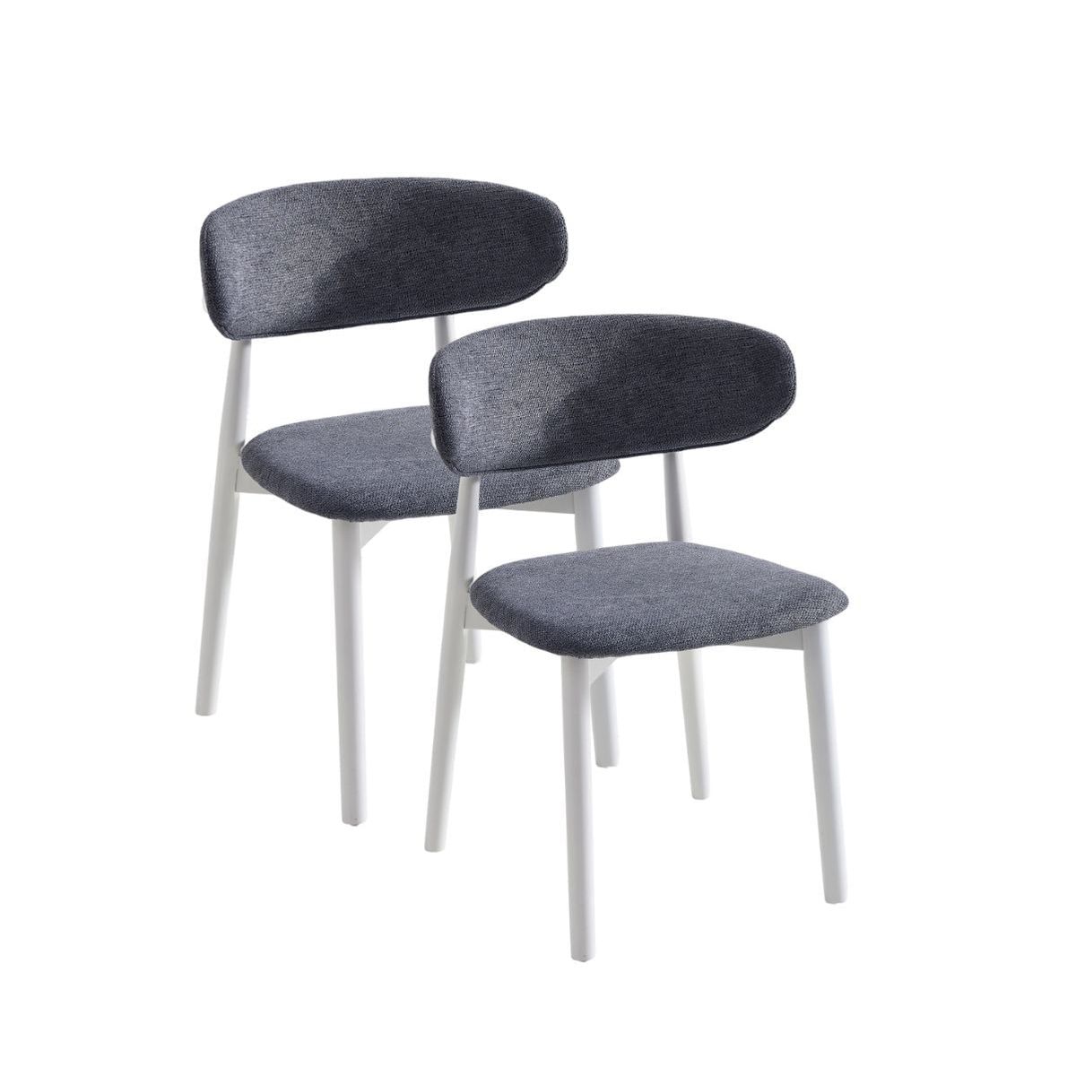 Pack de 2 sillas Vera respaldo curvo 79x48x45 cm Adec