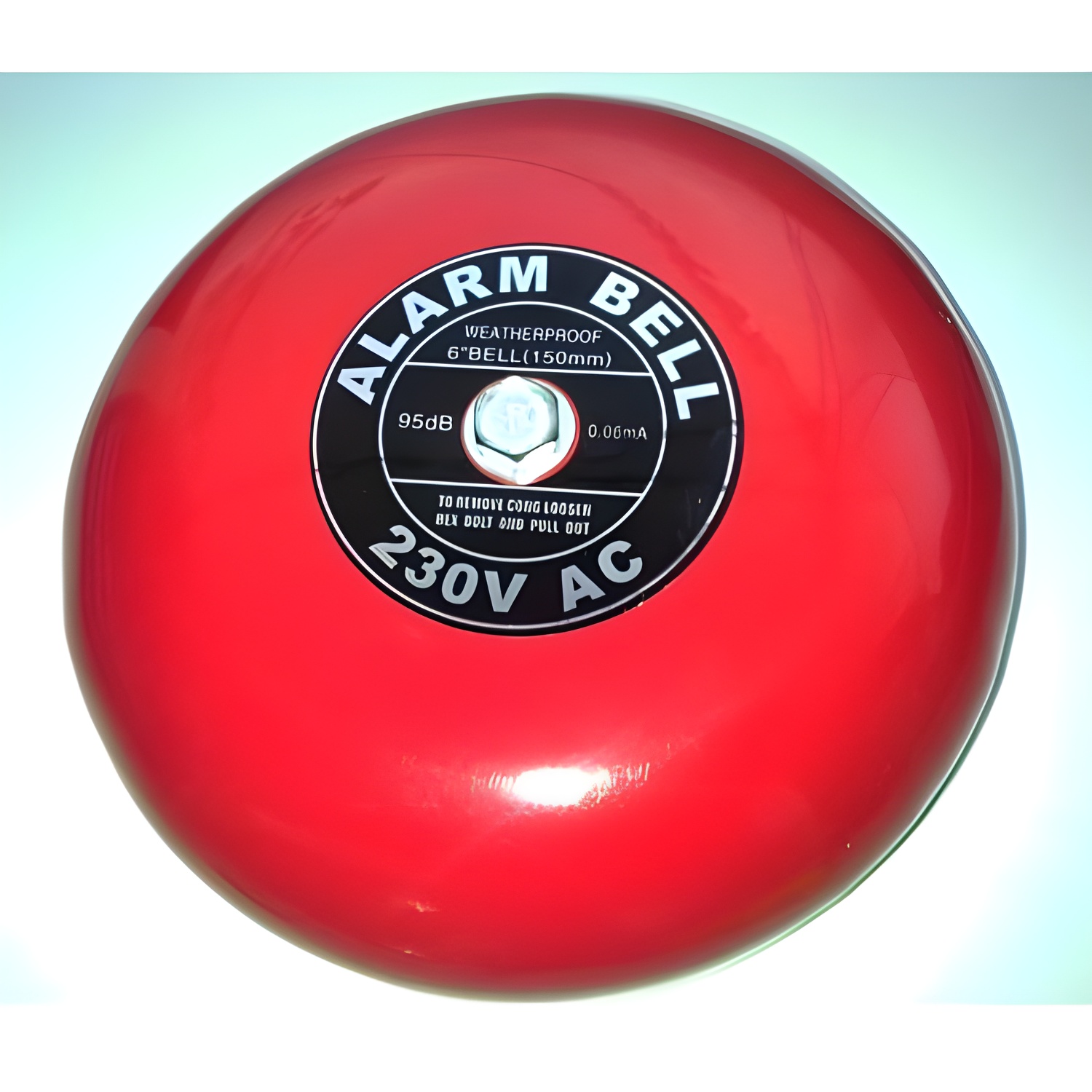 Krang Timbre Industrial Campana 15cm 95Db Rojo 230V - Gran Sonoridad