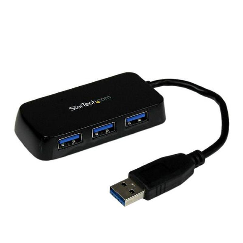 Startech Mini Hub USB 3.0 x4 Puertos Negro
