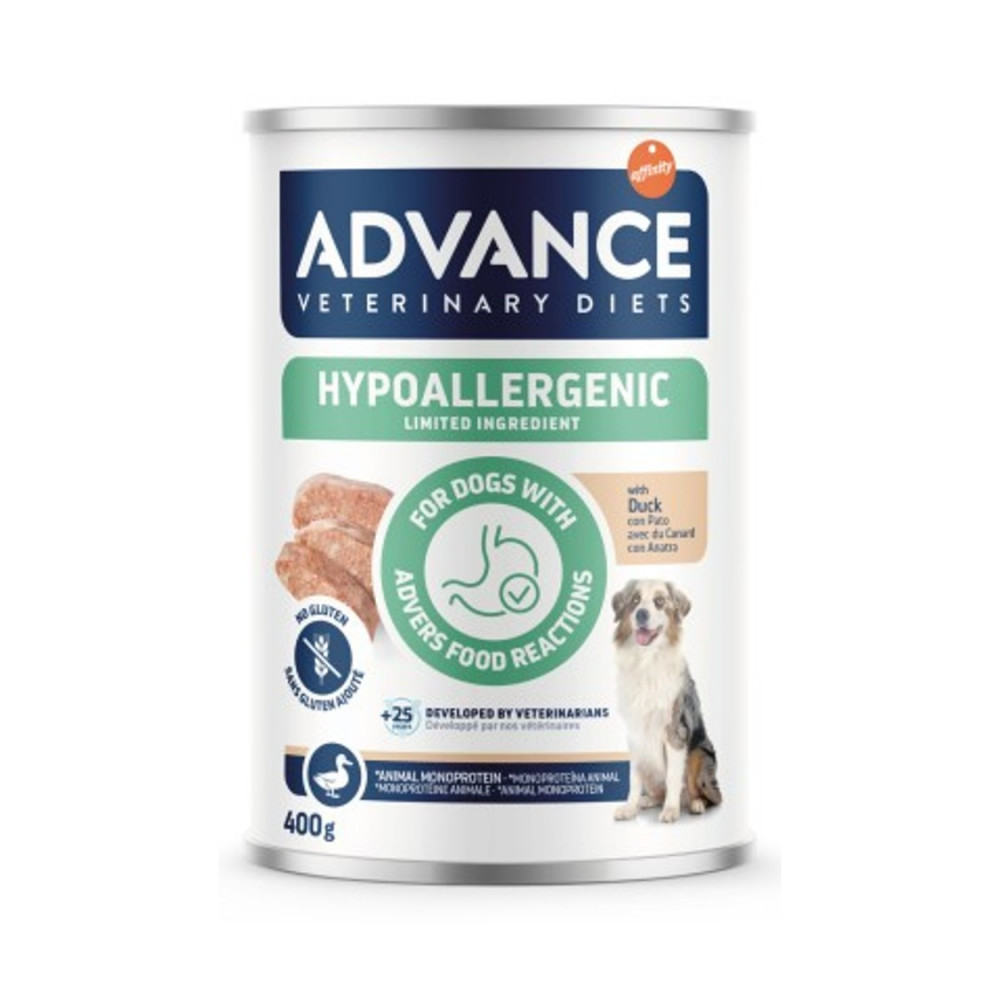 Advance Vet Diets Lata Dog Wet Hypoallergenic Duck 400 Gr
