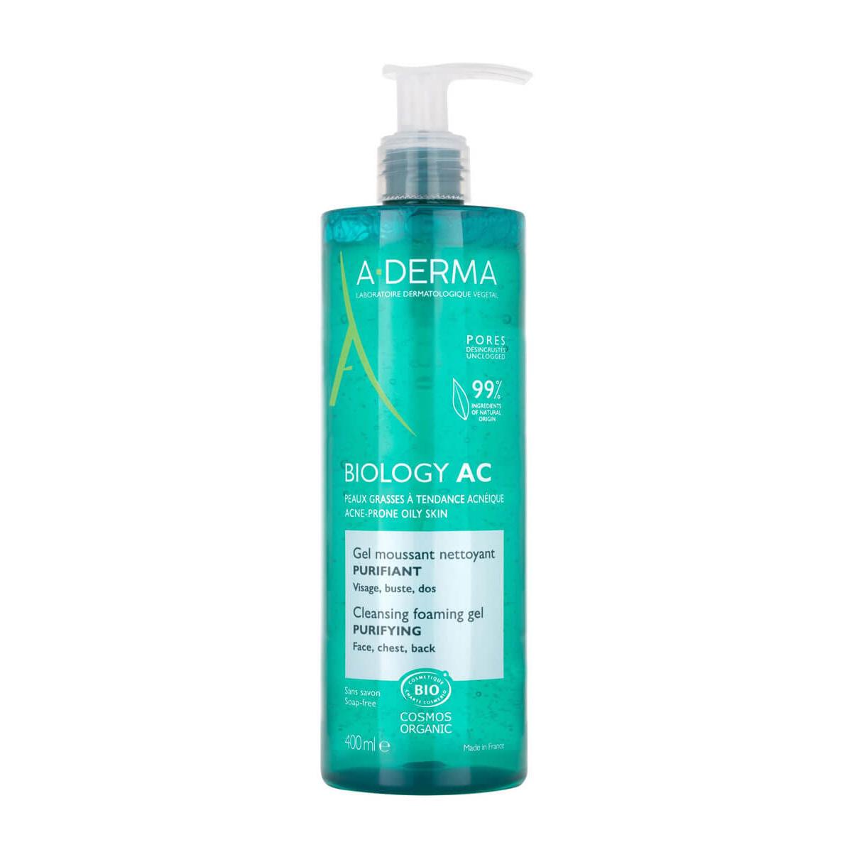 A-derma biology ac gel limpiador purificante 400ml