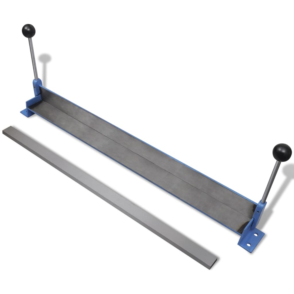 vidaXL Máquina plegadora manual de placas de acero, 760 mm