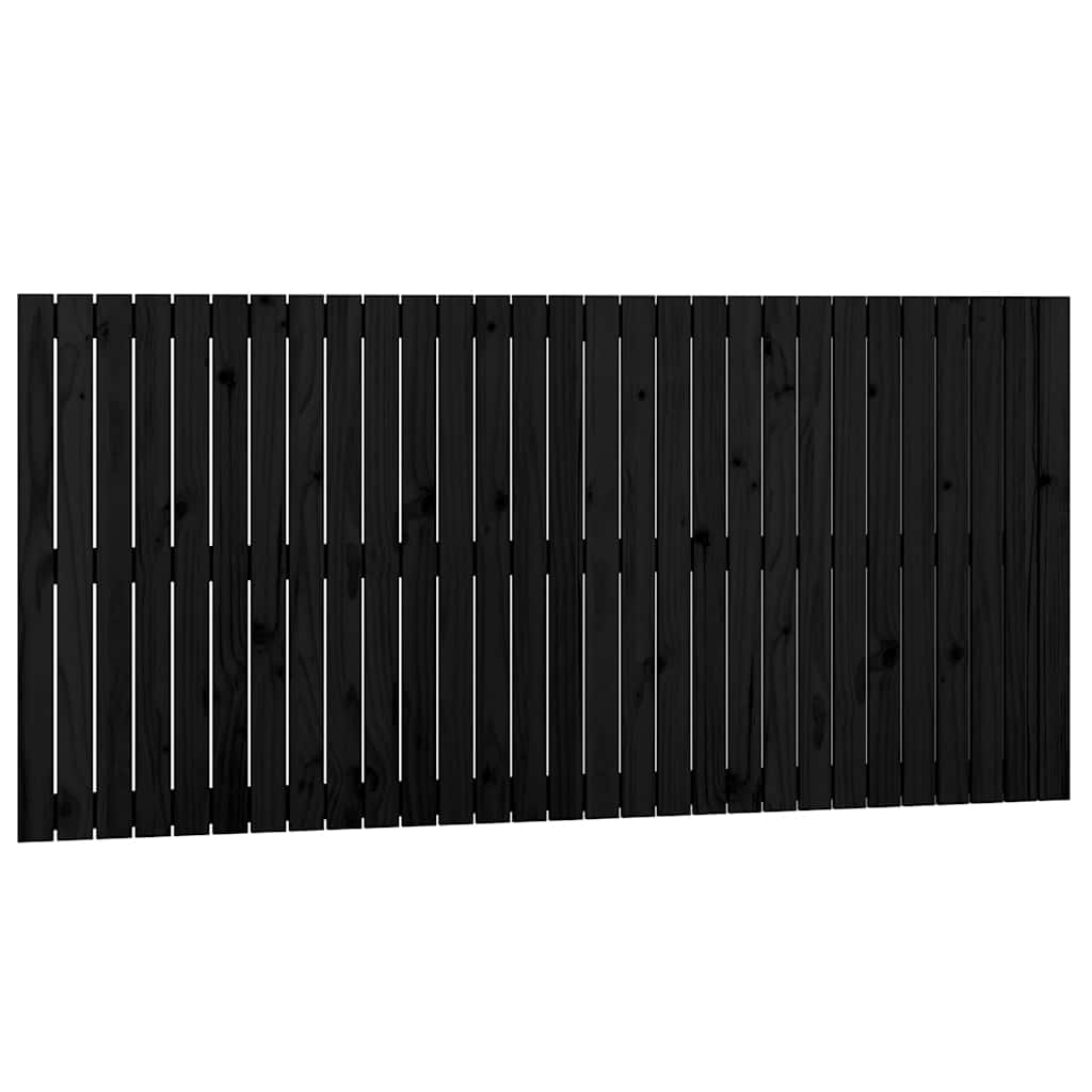 vidaXL Cabecero de cama de pared madera maciza de pino 185x3x90 cm