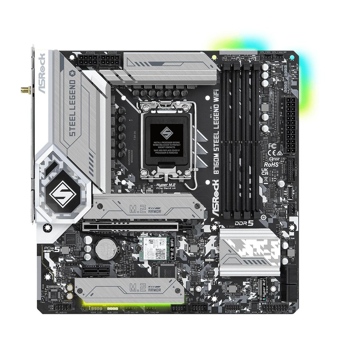 Placa base Asrock B760M STEEL LEGEND WIFI