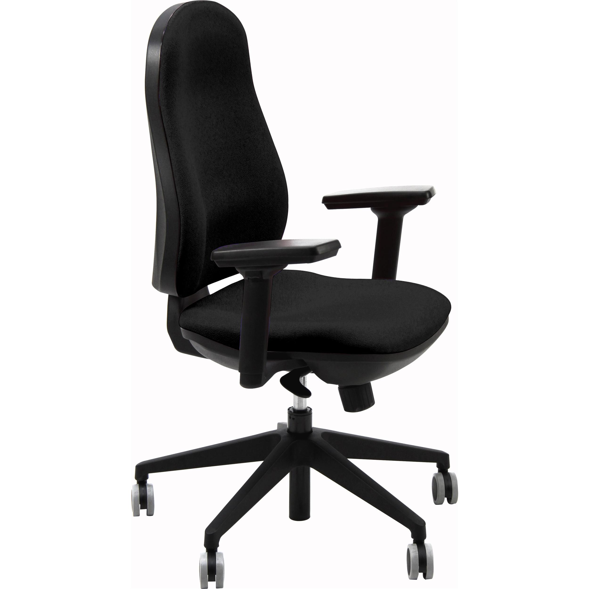 Unisit silla administrativa sincro ariel aier negra ( reposabrazos no incluido)