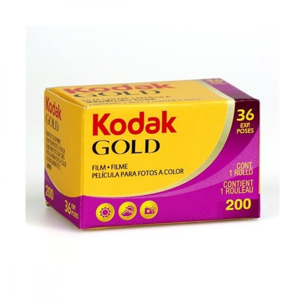 Carrete Kodak película analógica GB135-36 GOLD 200 FILM carrete 35mm