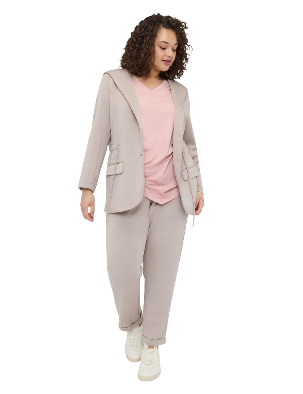 Fiorella Rubino - Pantalones Carrot Fit en tejido stretch