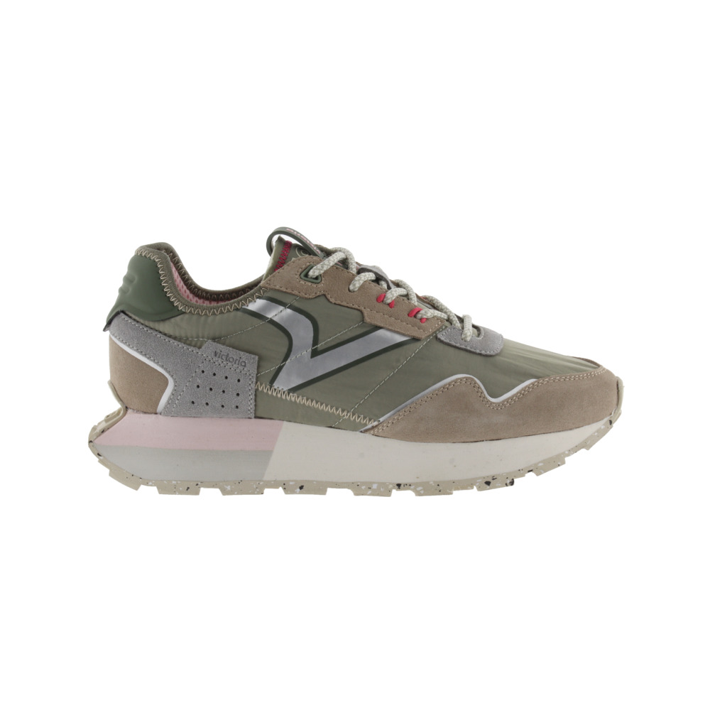 Victoria 1985 WING Zapatillas de nylon con piezas de serraje y suela dentada 8803116