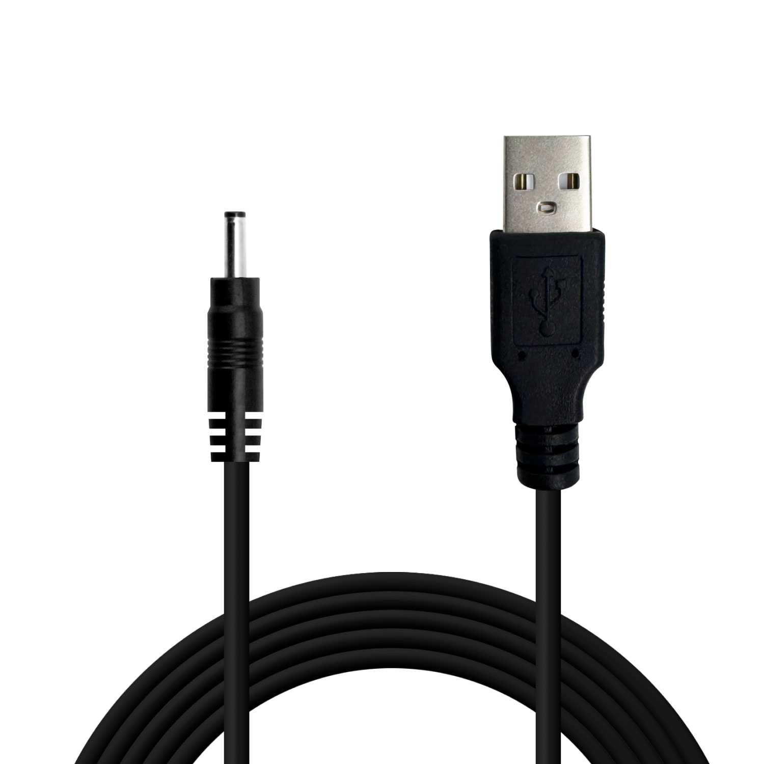 Ociodual Cable USB Cargador para Tablet Android MP3 3.5mm 5V 2A Alimentacion DC Negro
