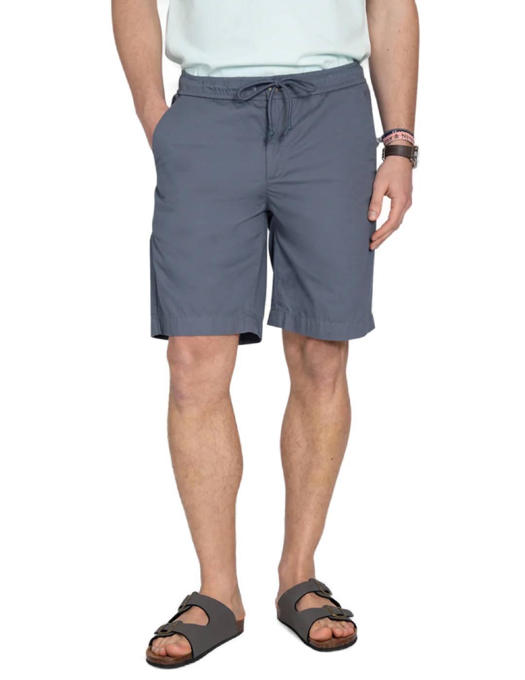 Bermuda Harper & Neyer jogger azul petróleo para hombre