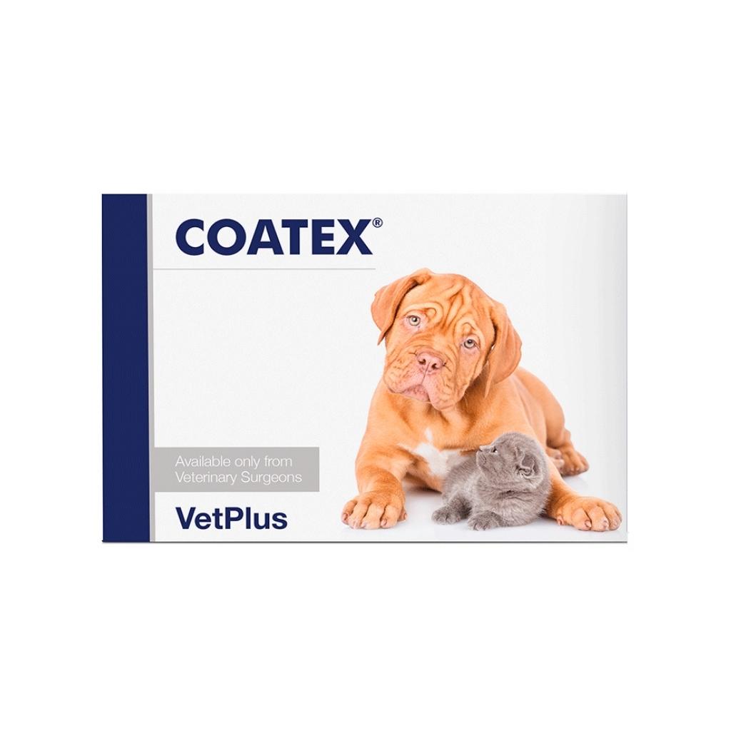 Vetplus - VETPLUS - Coatex (60 Cápsulas) - Complemento dermatológico para Perros y Gatos