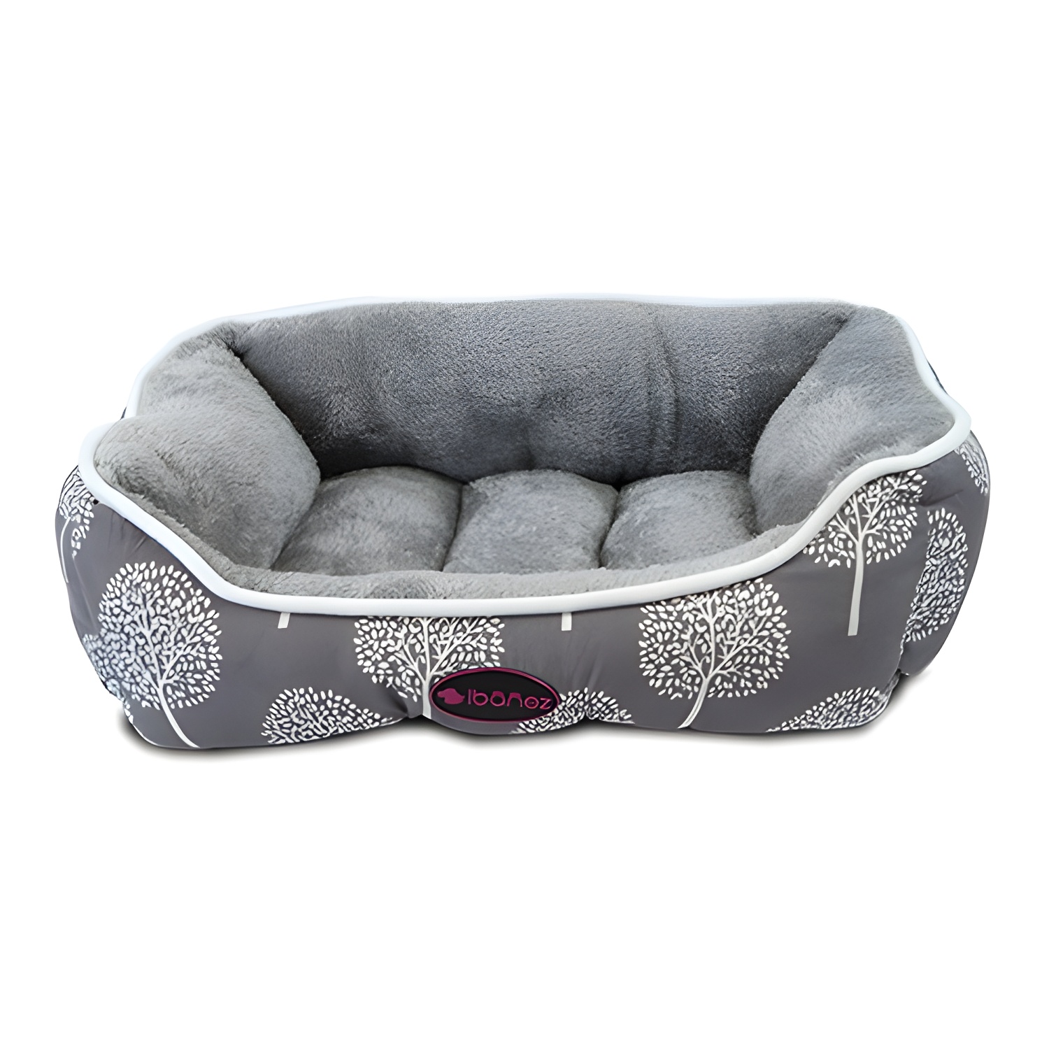 Cama Ibañez para Mascotas Winter Trees Grande 85 X 65 X (alt)28 Cm Suave y Cómoda