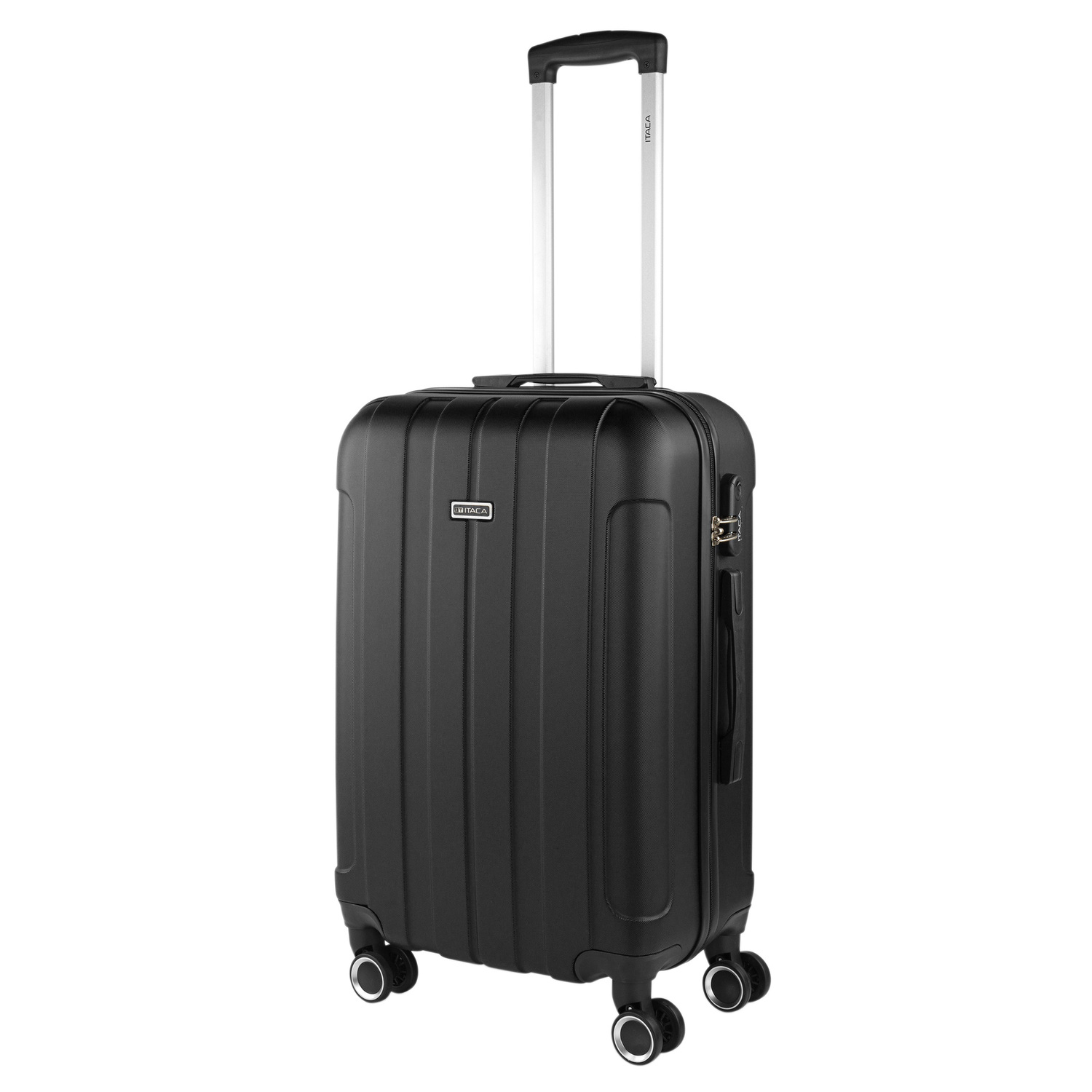 Itaca - Maletas De Viaje Medianas - Maleta Mediana 4 Ruedas - Maletas Medianas De Material ABS. Maletas Viaje Ligeras - Maleta De Viaje Rígida Candado De Combinacion 771160