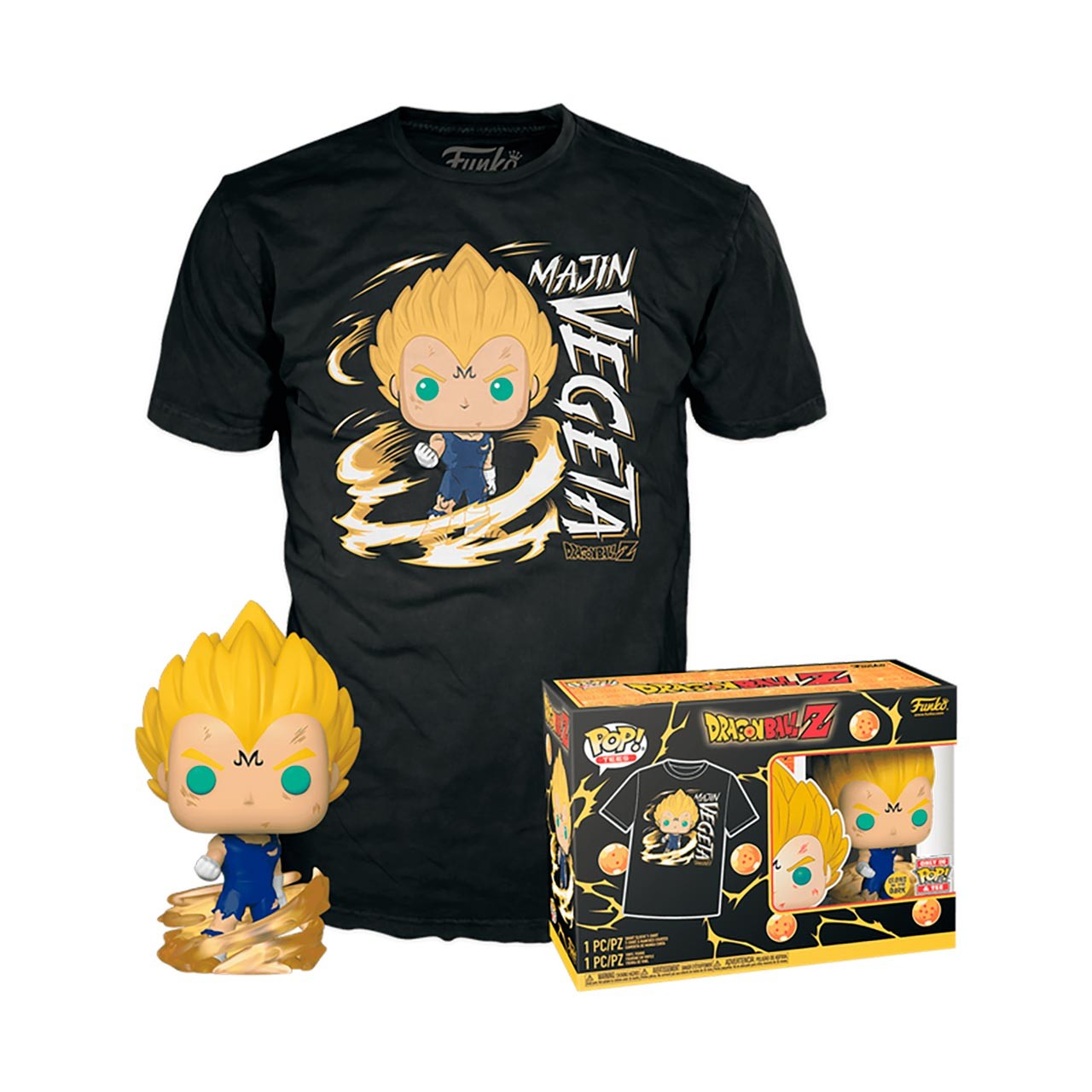 Funko Pop&Tee Majin Vegeta -Dragon Ball Z- Talla L 72669 DRAGON BALL FUNKO