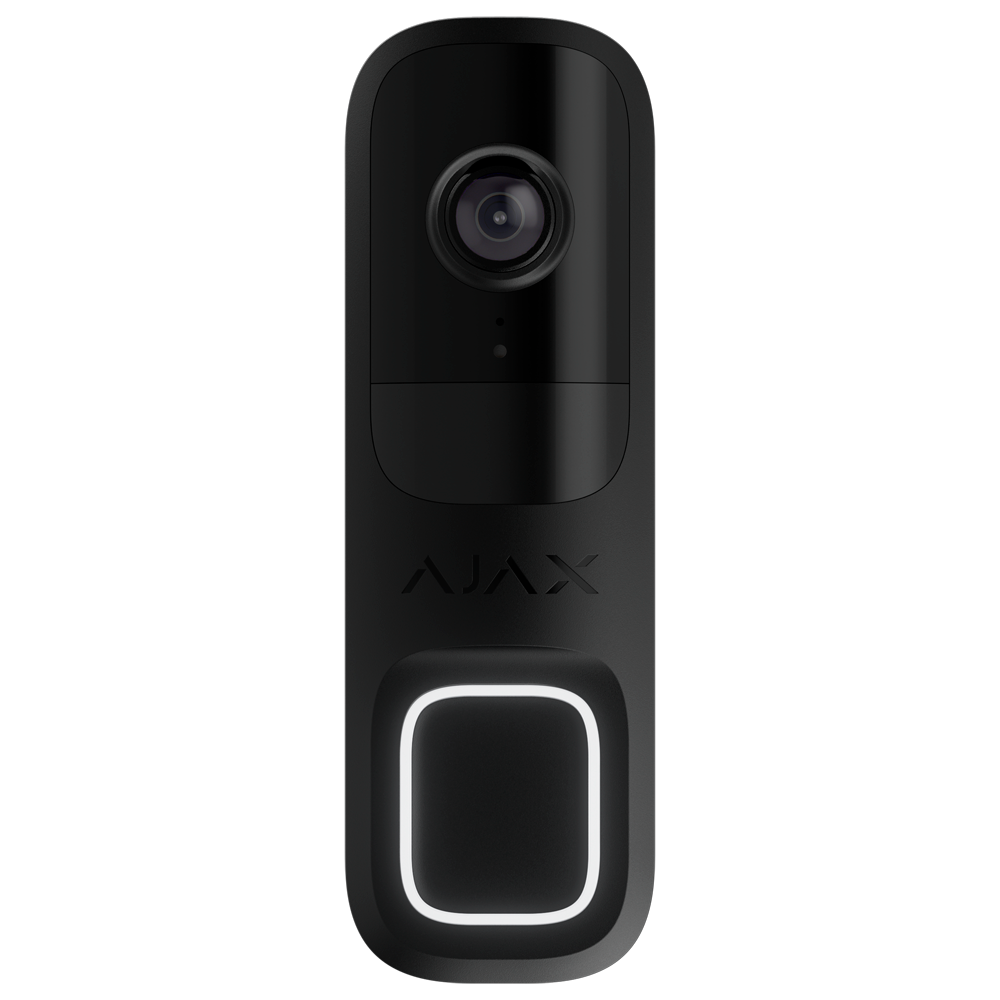 Video Timbre Ajax DoorBell negro 4 MP con IA integrada
