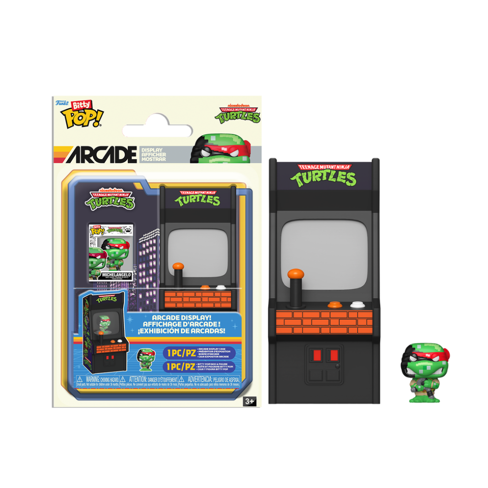 FUNKO BITTY POP! ARCADE: TORTUGAS NINJA, 90116, TIENDA CON LICENCIA OFICIAL, ENVIO EN 24-48 HORAS EN PENÍNSULA, FIGURA, CABEZÓN, MUÑECO, JUGUETES, NUEVO, 100% ORIGINAL, SERIES, ANIMACIÓN, HÉROES, TEENAGER, MUTANTES