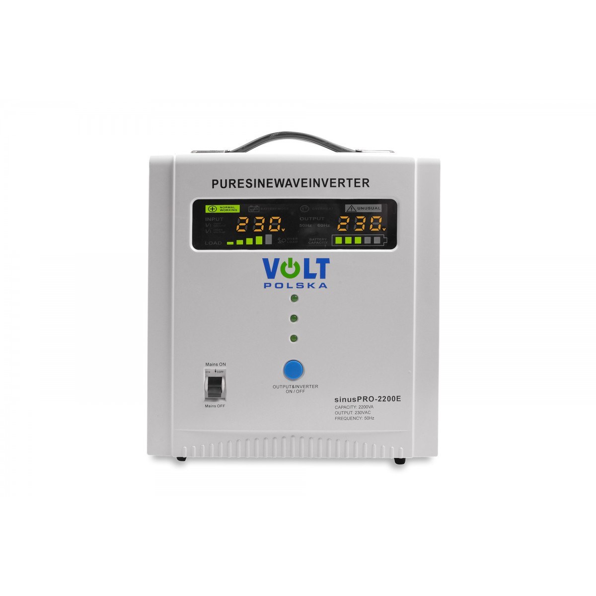 SINUS PRO 2200 E fuente de alimentación de emergencia 12/230V (1600/2200W)