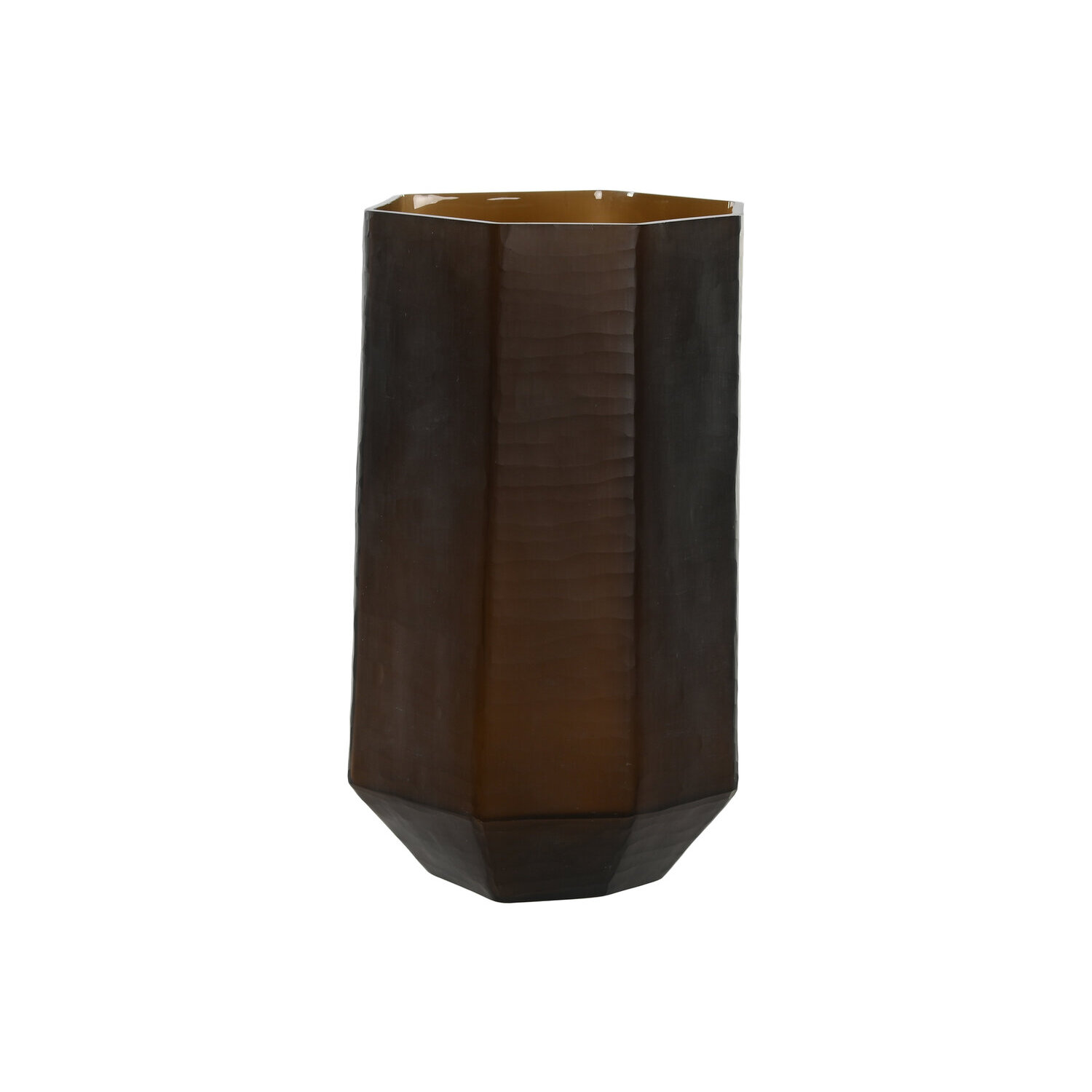 Jarron cristal 18x18x31 3,7 kg, glaseado , La mejor decoración para tu hogar.