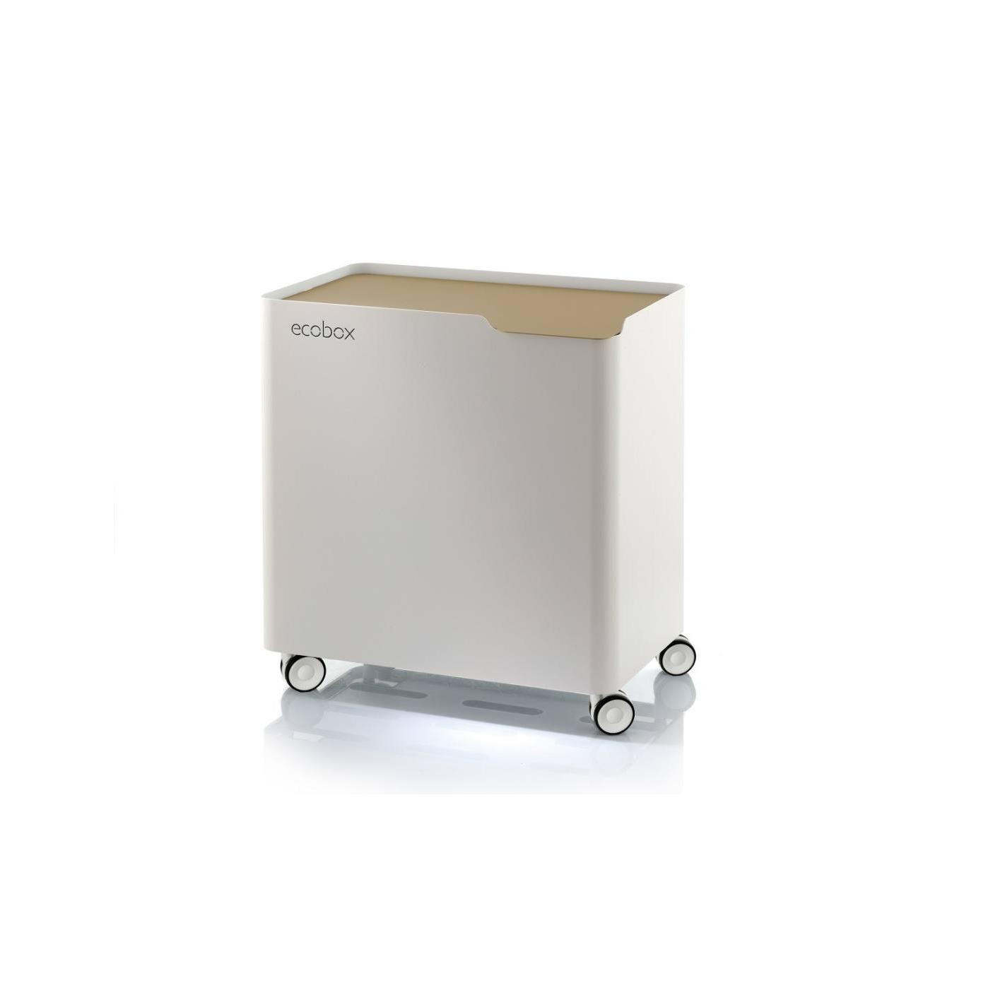 DON HIERRO - Cubo de basura para el reciclaje ECOBOX-TOP, 40 litros-