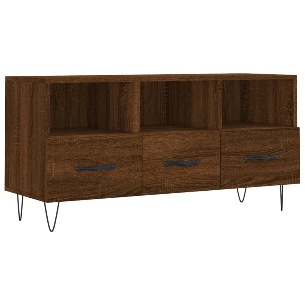 vidaXL Mueble de TV madera de ingeniería 102x36x50 cm, Mueble de Salon, Mueble TV, Mueble TV salon, Mesa de TV, Mueble tele